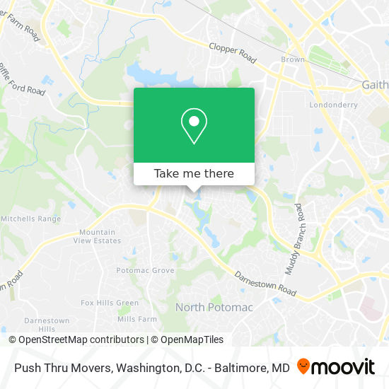 Mapa de Push Thru Movers
