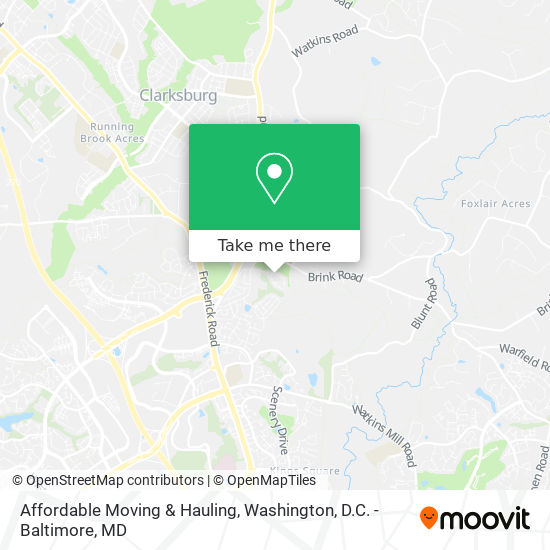 Mapa de Affordable Moving & Hauling