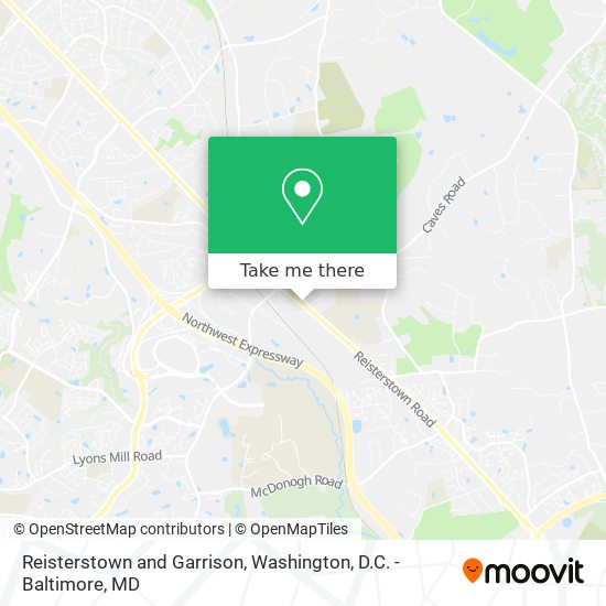 Mapa de Reisterstown and Garrison