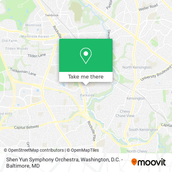 Mapa de Shen Yun Symphony Orchestra