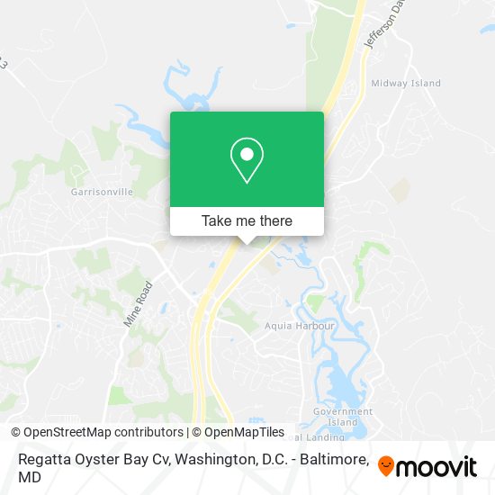 Regatta Oyster Bay Cv map