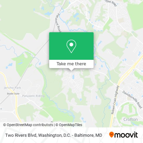Two Rivers Blvd map