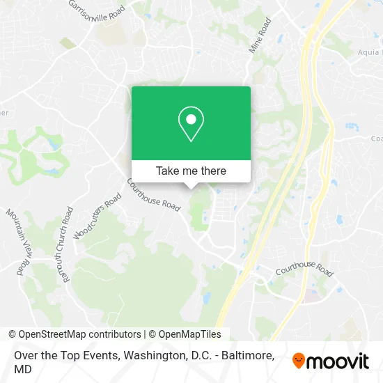 Over the Top Events map