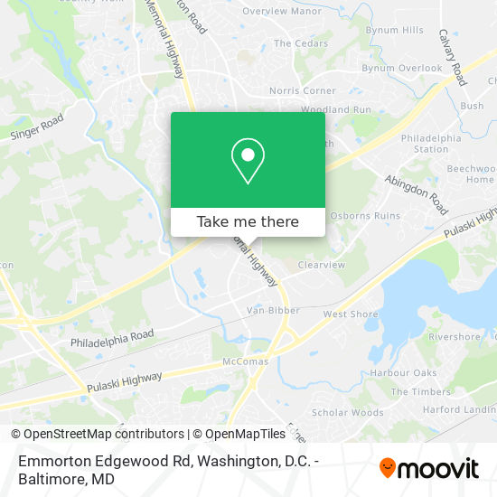 Mapa de Emmorton Edgewood Rd