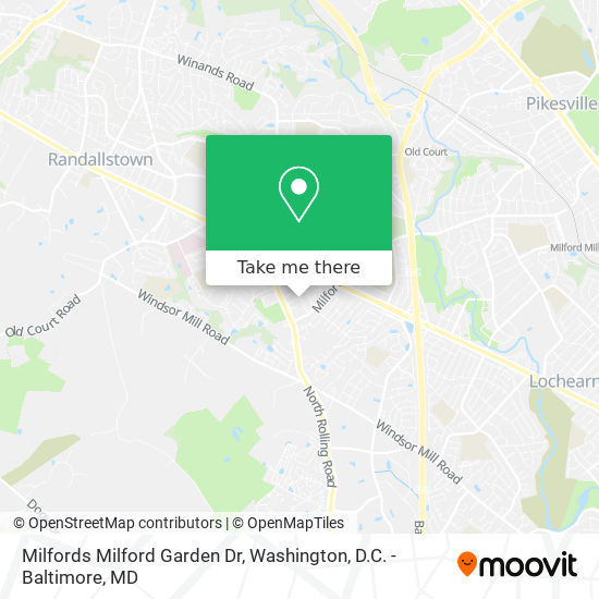 Mapa de Milfords Milford Garden Dr