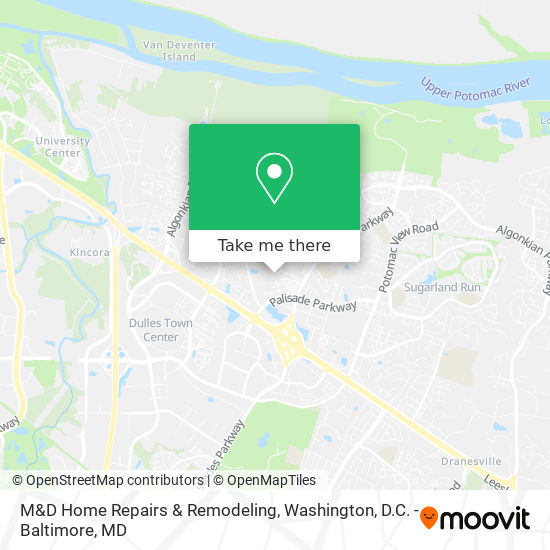 M&D Home Repairs & Remodeling map