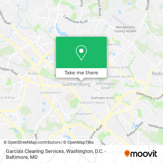 Garcia's Cleaning Services map