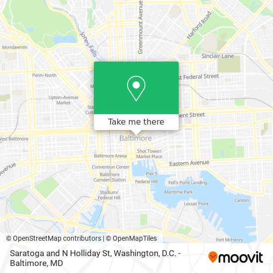 Mapa de Saratoga and N Holliday St