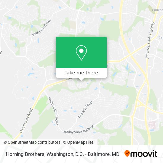 Mapa de Horning Brothers