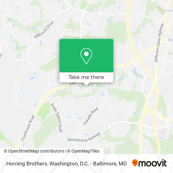 Horning Brothers map