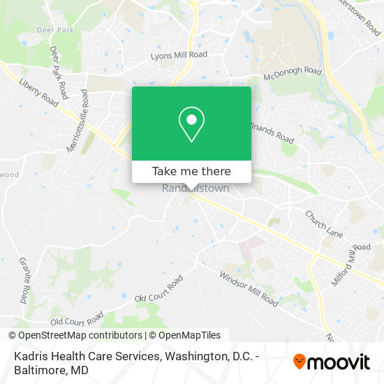Mapa de Kadris Health Care Services