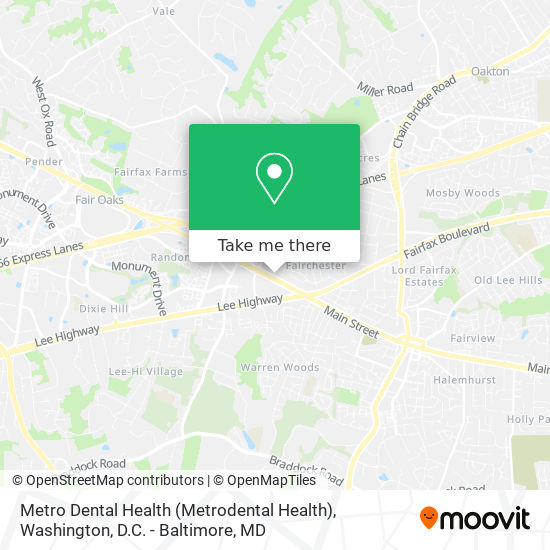 Metro Dental Health (Metrodental Health) map