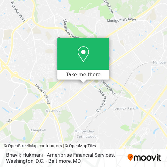 Mapa de Bhavik Hukmani - Ameriprise Financial Services