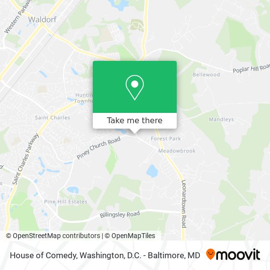 House of Comedy map