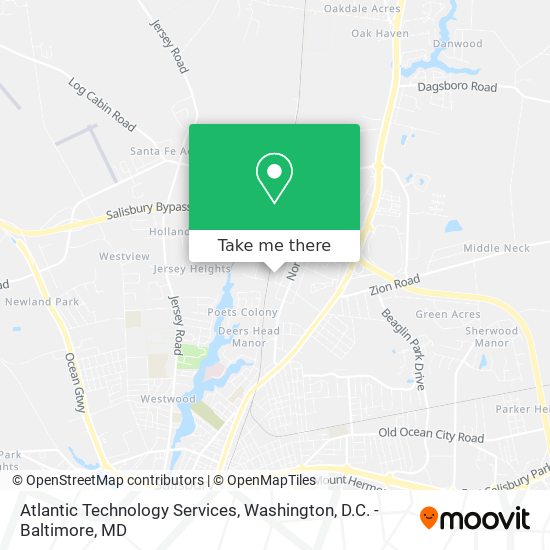 Atlantic Technology Services map