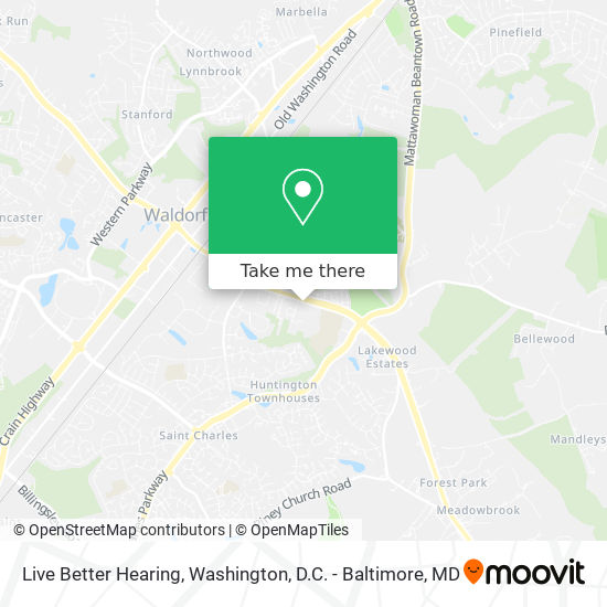 Live Better Hearing map