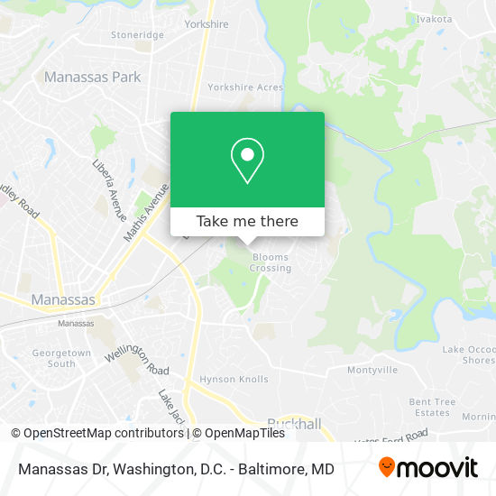 Mapa de Manassas Dr