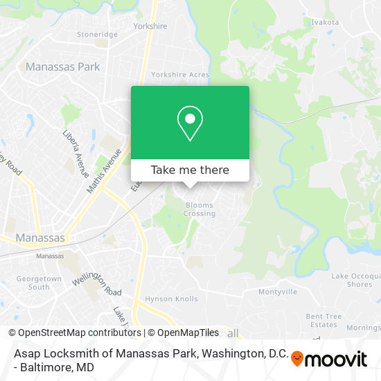 Mapa de Asap Locksmith of Manassas Park