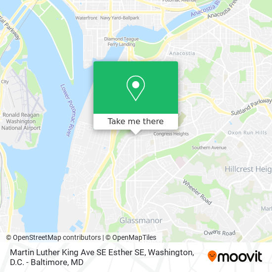 Mapa de Martin Luther King Ave SE Esther SE