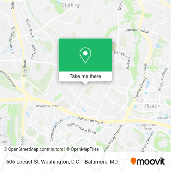 Mapa de 606 Locust St