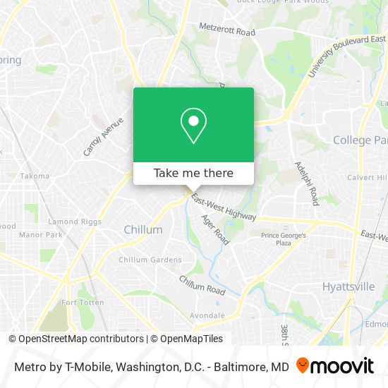 Metro by T-Mobile map