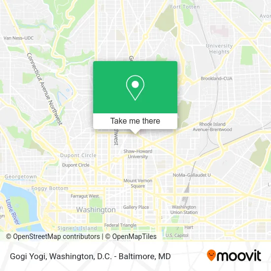 Gogi Yogi map