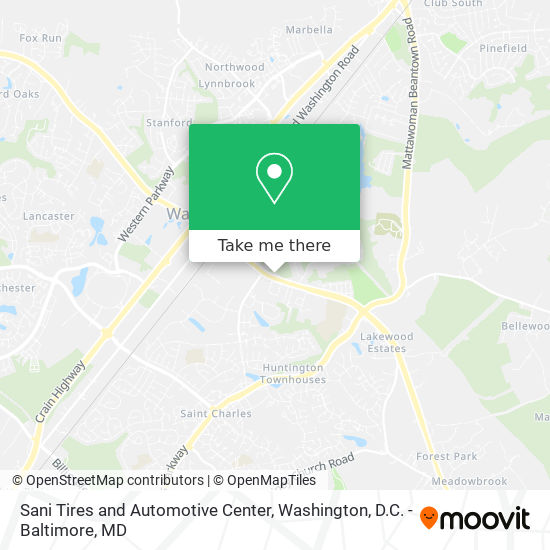 Sani Tires and Automotive Center map