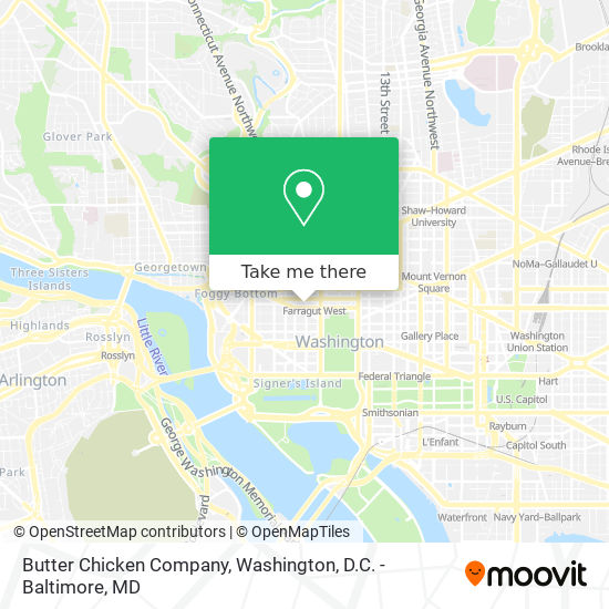 Butter Chicken Company map