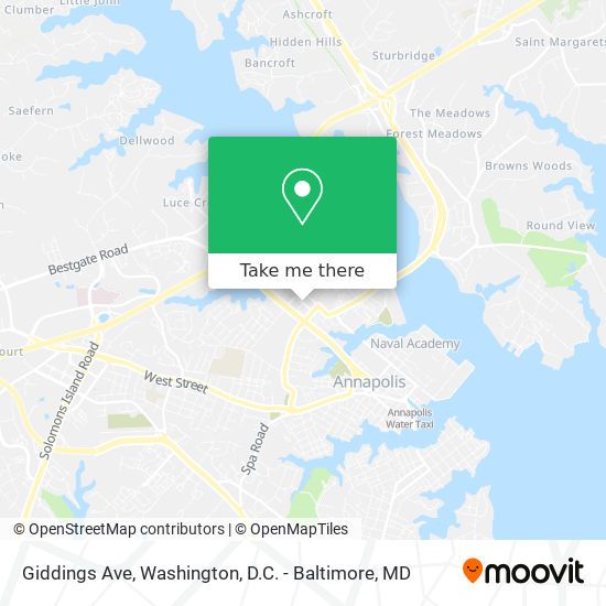 Mapa de Giddings Ave
