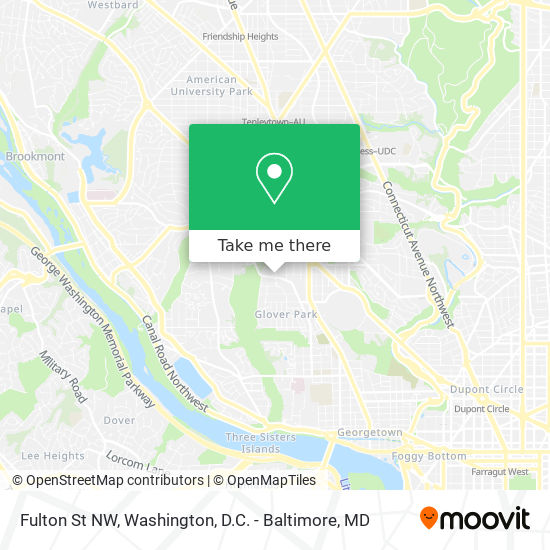 Fulton St NW map