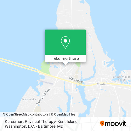 Kuresmart Physical Therapy- Kent Island map