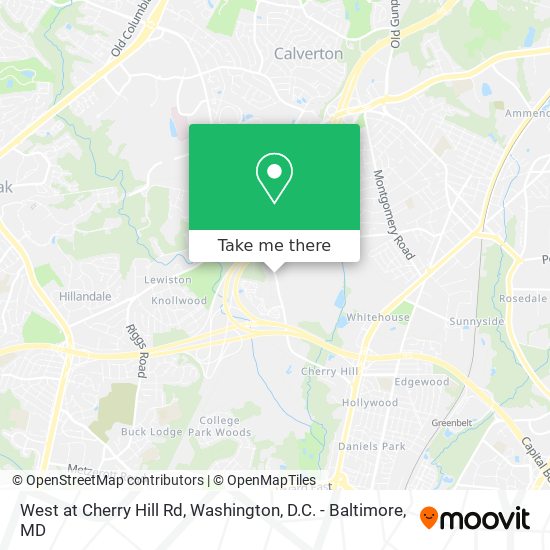 Mapa de West at Cherry Hill Rd