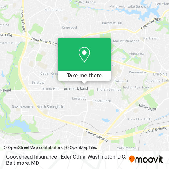 Mapa de Goosehead Insurance - Eder Odria