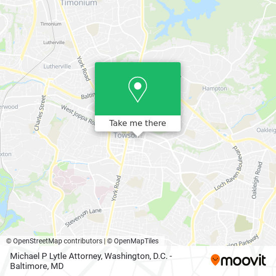 Michael P Lytle Attorney map