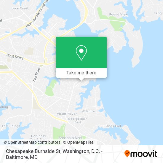 Chesapeake Burnside St map