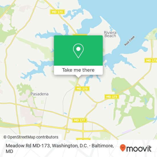 Meadow Rd MD-173, Pasadena, MD 21122 map