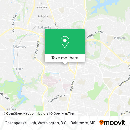 Mapa de Chesapeake High