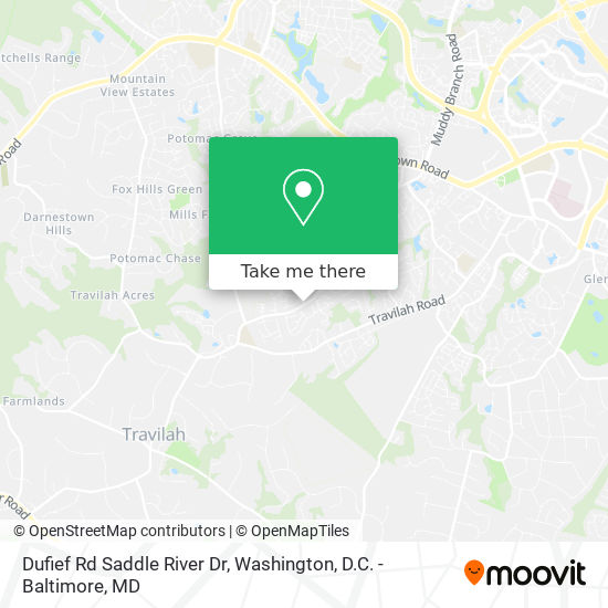 Mapa de Dufief Rd Saddle River Dr