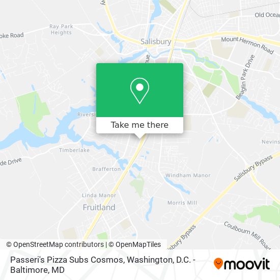 Passeri's Pizza Subs Cosmos map