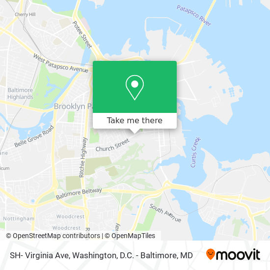 Mapa de SH- Virginia Ave