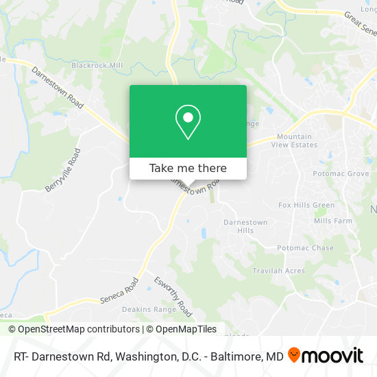 Mapa de RT- Darnestown Rd