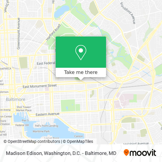 Mapa de Madison Edison