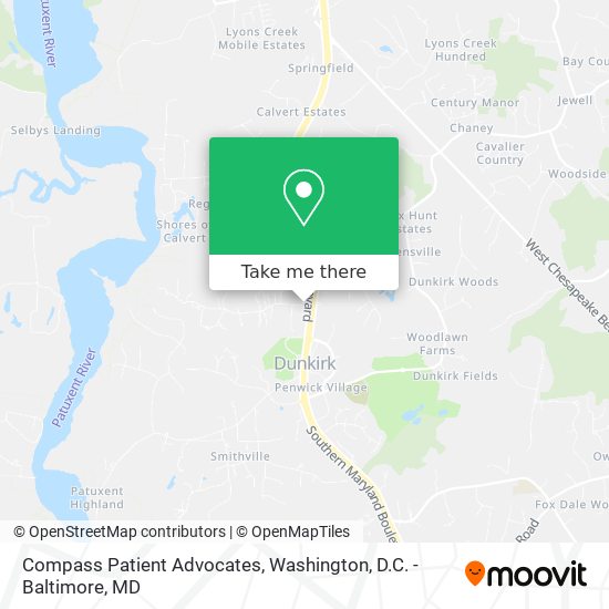 Compass Patient Advocates map