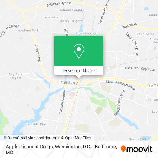 Apple Discount Drugs map