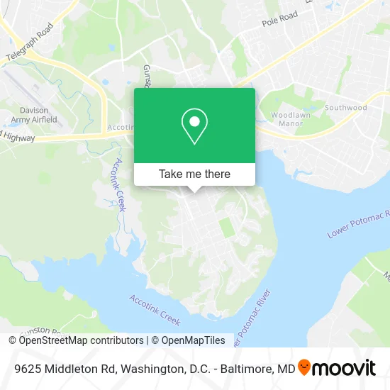 9625 Middleton Rd map