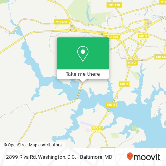 2899 Riva Rd, Annapolis, MD 21401 map