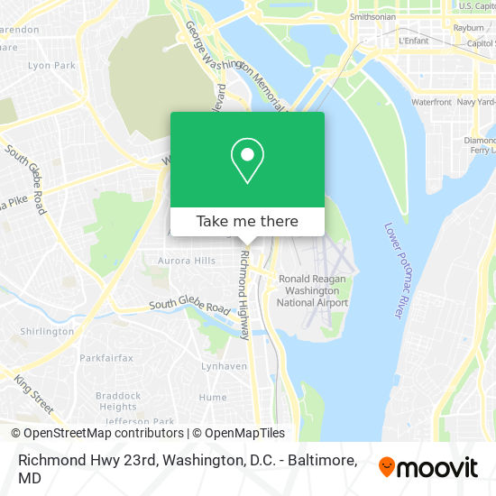 Mapa de Richmond Hwy 23rd