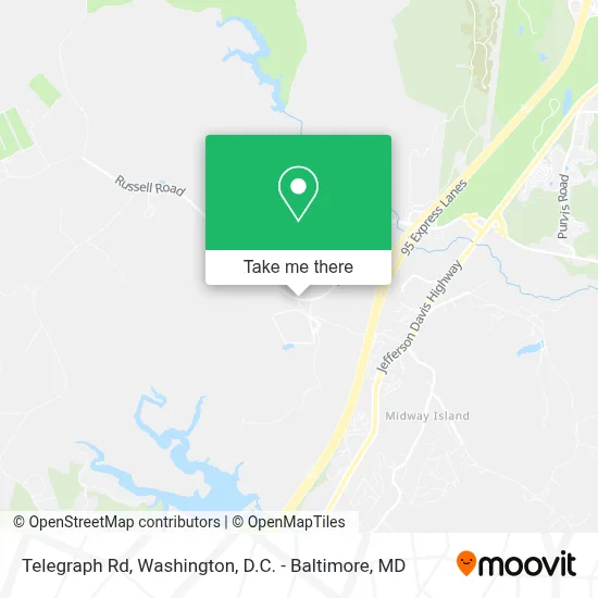 Telegraph Rd, Quantico, VA 22134 map