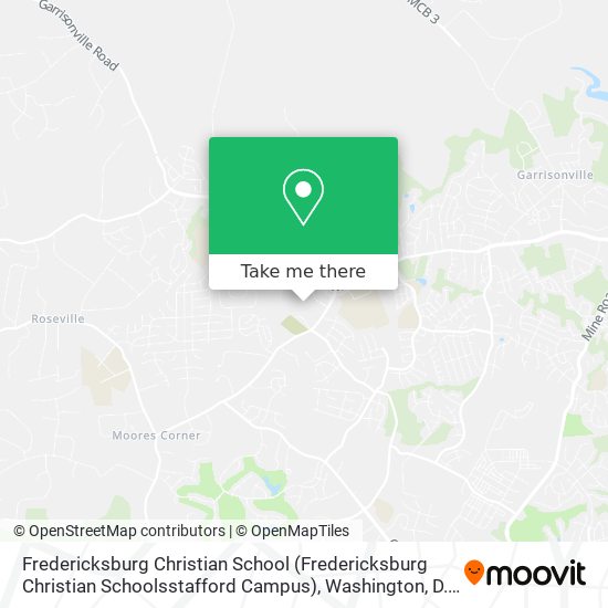 Fredericksburg Christian School (Fredericksburg Christian Schoolsstafford Campus) map