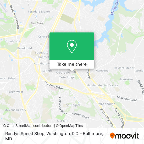 Mapa de Randys Speed Shop